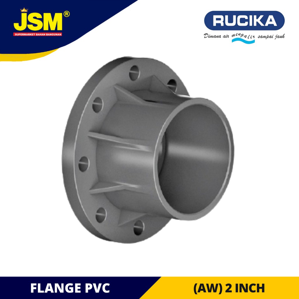 Jual Rucika Flange Pvc 2 Inch Aw Shopee Indonesia 