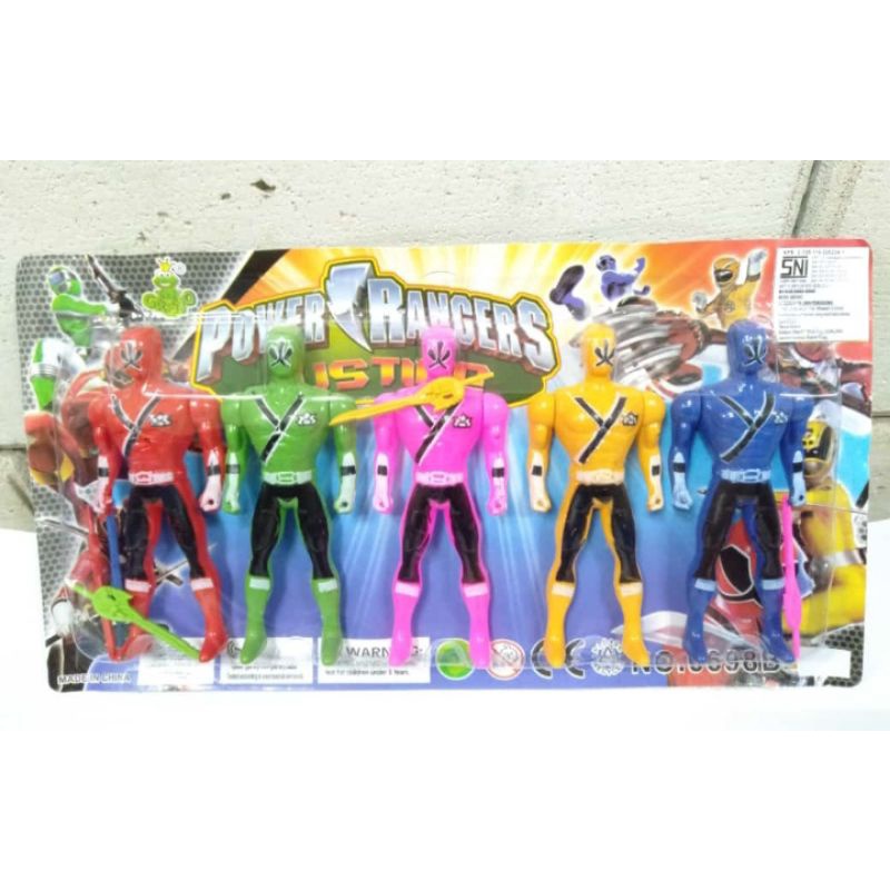 Jual Mainan Robot Ranger isi 5pc kecil tinggi 15cm Lengkap Senjata ...