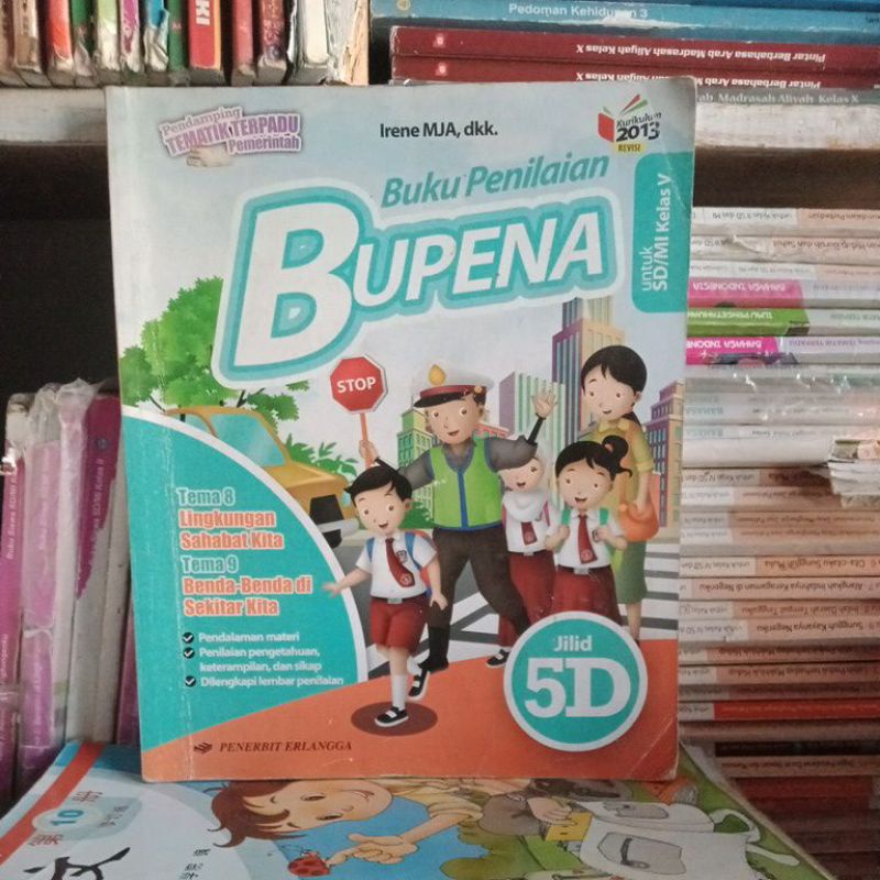 Jual BUKU PENILAIAN BUPENA JILID 5D SD ORIGINAL KURIKULUM 2013 EDISI ...