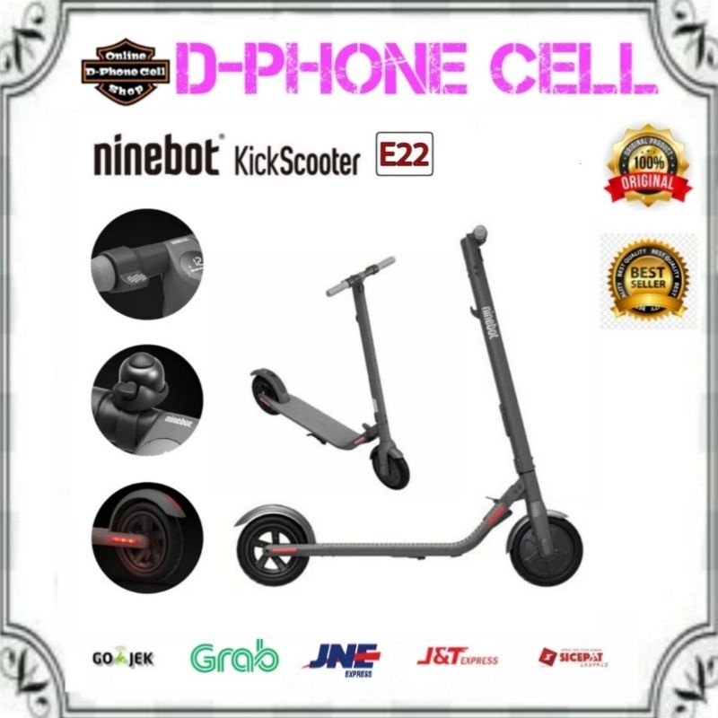 Jual Ninebot E22 KickScooter - Segway Electric Scooter Kick Scooter ...