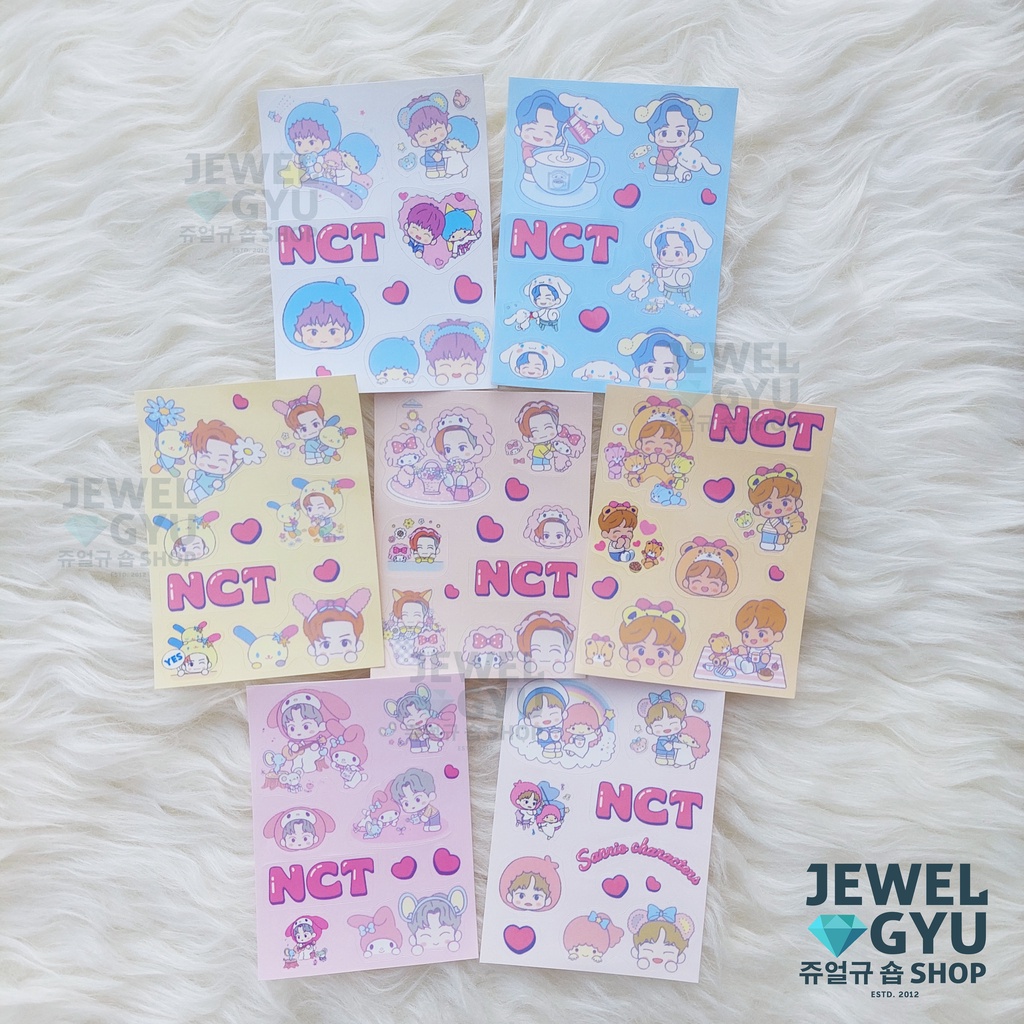 Jual NCT Dream Sanri0 Glossy Sticker / Stiker Mark Renjun Jeno Haechan ...