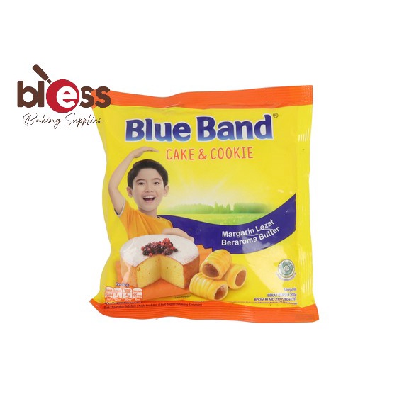 Jual MARGARINE BLUE BAND CAKE AND COOKIE SACHET 200 GR/ MARGARIN BLUEBAND COOKIES Shopee Indonesia