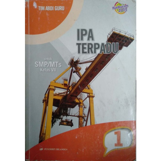 Jual BUKU IPA TERPADU KELAS 7 PENERBIT ERLANGGA (PRELOVED) | Shopee ...