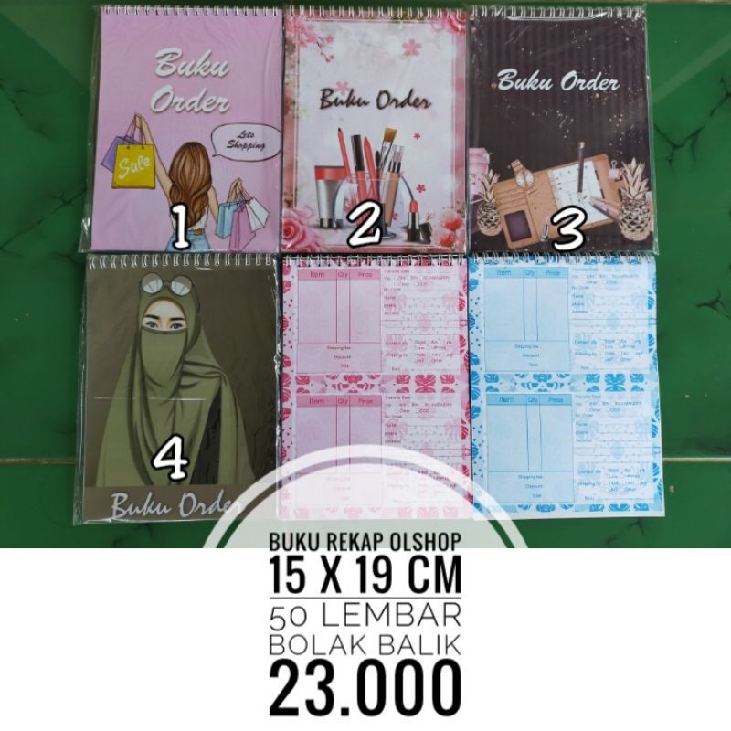 Jual Buku Rekap Penjualan Buku Rekap Jualan Olshop Murah Karakter Shopee Indonesia 6653