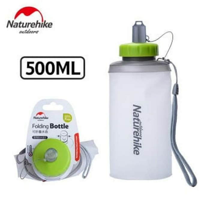 Jual Botol Minum NATUREHIKE Bottle Lipat Silicone Folding 500 ML ...