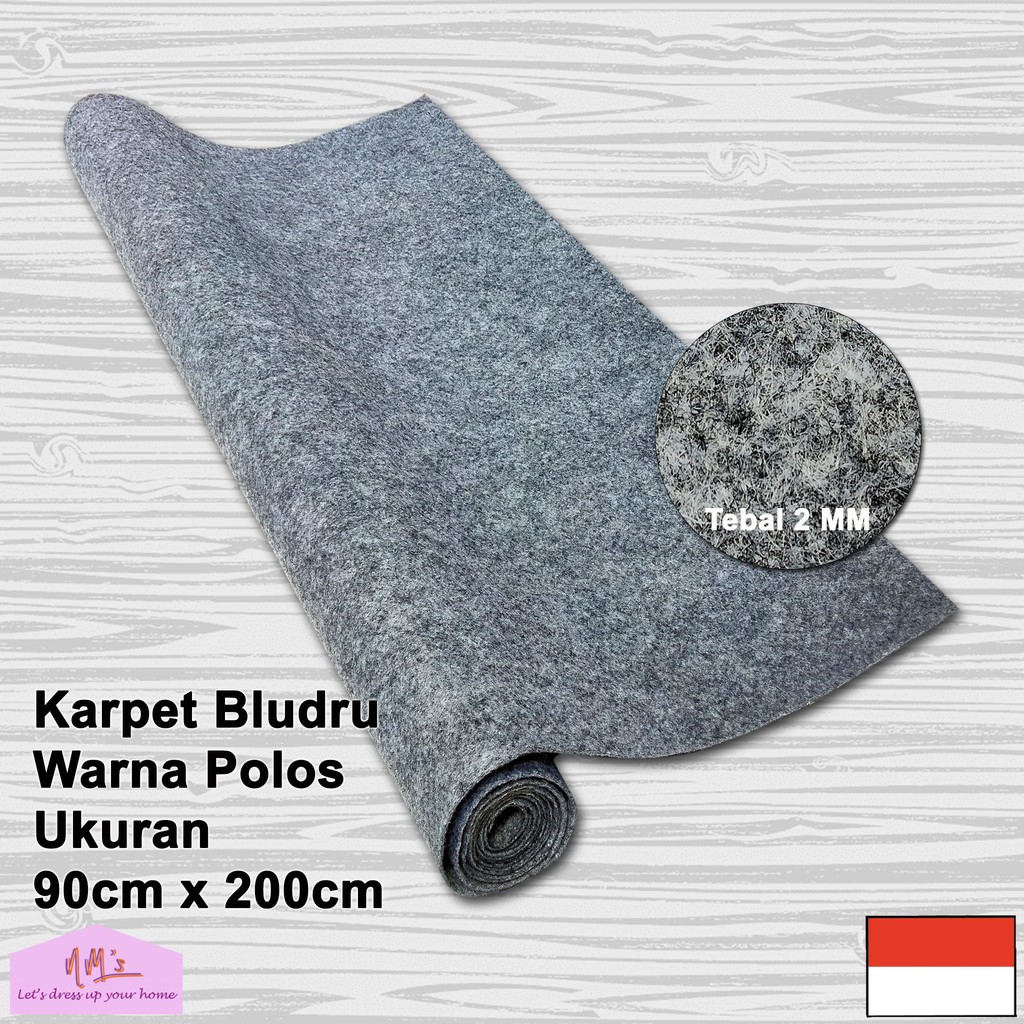 Jual Karpet Non Woven Bludru Alas Lantai Kasur Duduk Pameran Panggung Panjang Polos Murah Cm