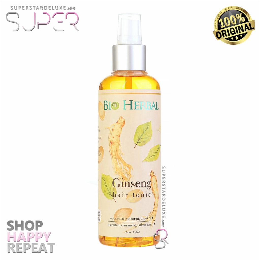 Jual Bio Herbal Ginseng Hair Tonic Original BPOM Menutrisi