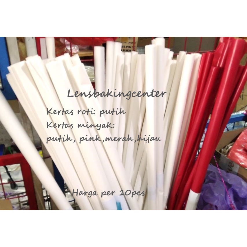 Jual Kertas Panggang opp sheet imlek lembaran parcel keranjang Roti ...