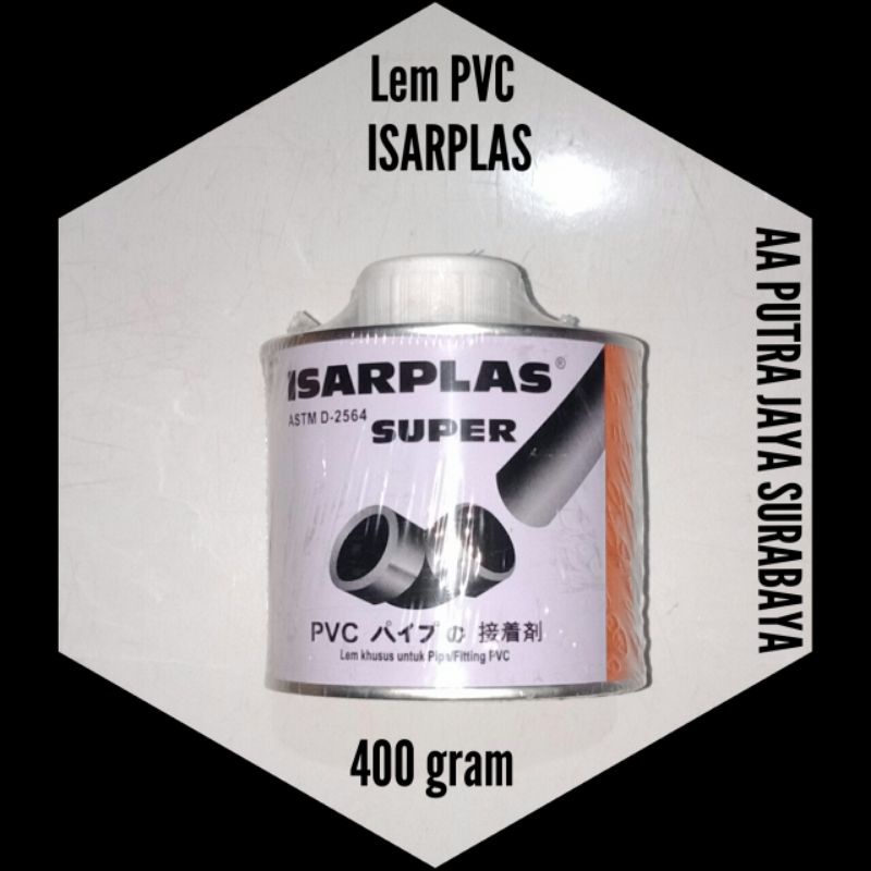 Jual Lem Pipa Pvc Isarplas Kaleng 400 Gram Shopee Indonesia