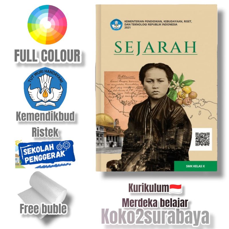 Jual BUKU SEJARAH SMA KELAS 10 KURIKULUM MERDEKA SEKOLAH PENGGERAK ...