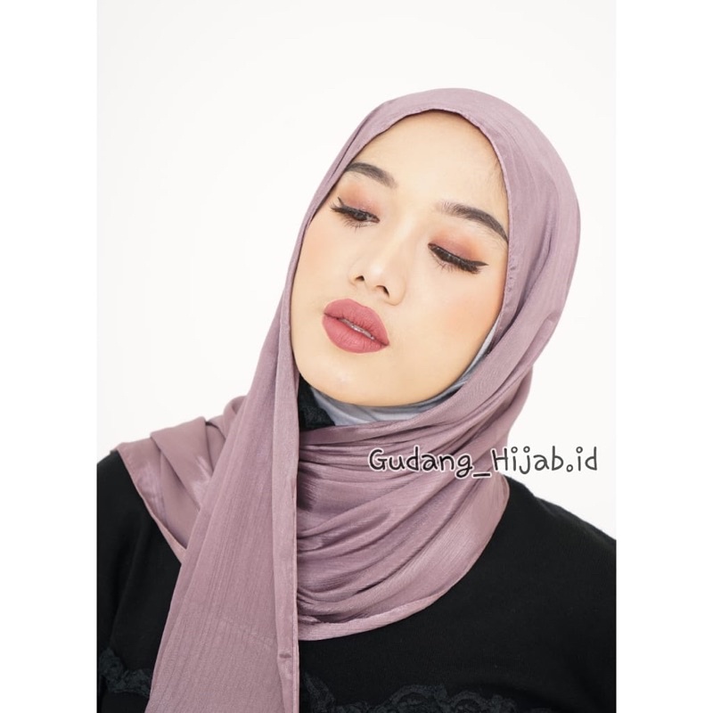 Jual Pashmina Cardenza Silk Pashmina Malay Silk Texture Premium Shawl