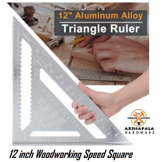 Jual Speed Square 12 inch Jumbo Penggaris Woodworking Siku Segitiga