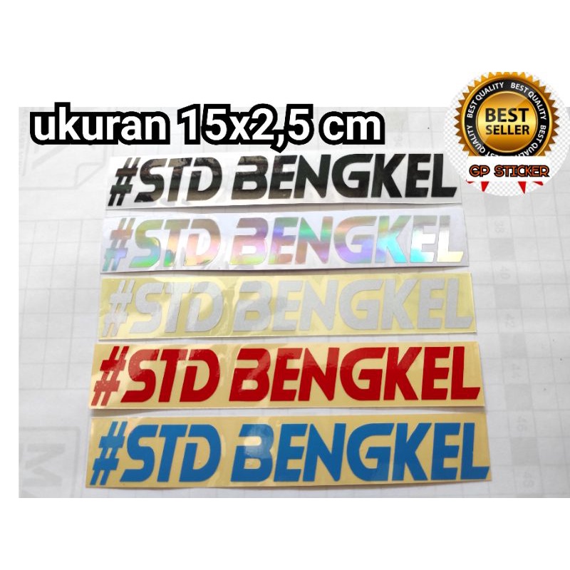 Jual STICKER CUTTING KATA KATA STANDAR BENGKEL MOTOR MOBIL MURAH ...