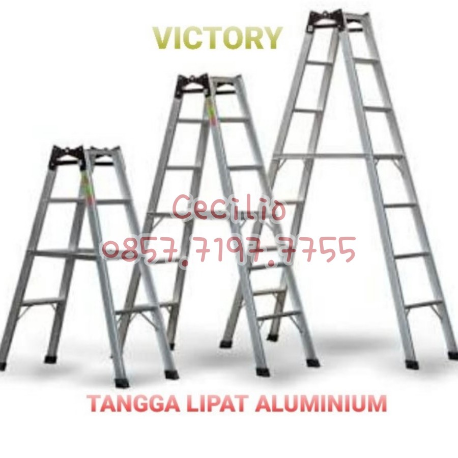 Jual BINA KARYA Tangga Lipat Aluminium Victory Bina Karya 1 5M 2M