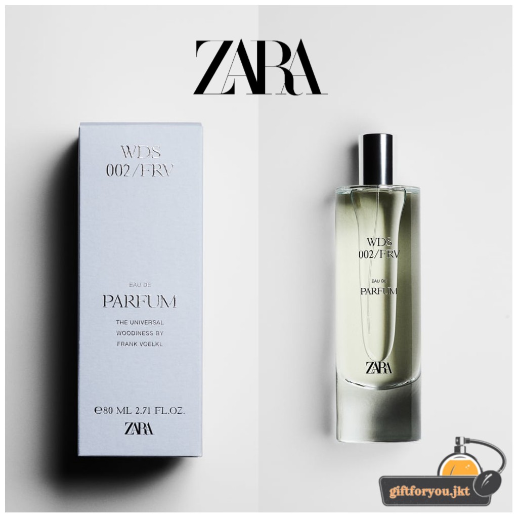 Parfum Zara ZARA WDS 002/FRV EDP 80 ml Original Woman Perfume Wanita 002 FRV