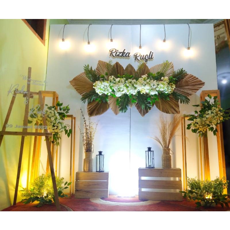 Jual Busa bunga elastis kotak 1 meter putih / busa bunga / backdrop ...