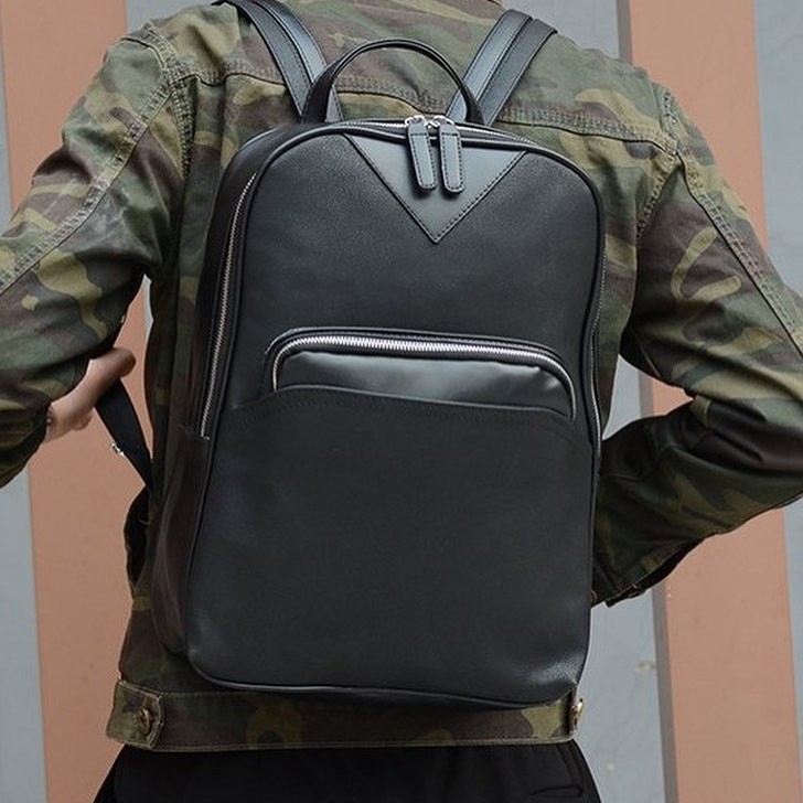 Jual Backpack Pria 2 Warna VMAX 0745 ( Black n Grey ) | Shopee Indonesia