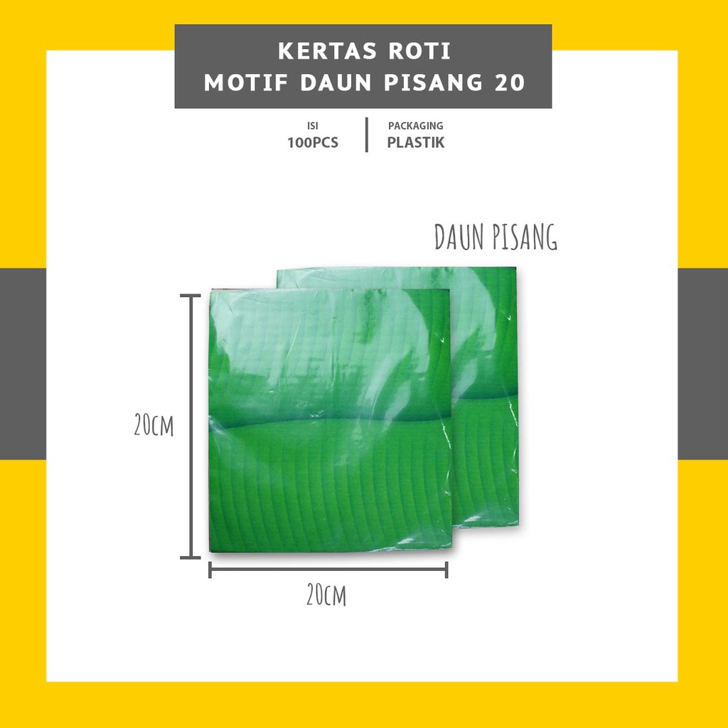 Jual KERTAS NASI MOTIF 100 LMBR - PAPER WRAP FOOD GRADE - KERTAS NASI ...