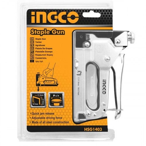 Jual Ingco Staples Tembak Hsg Tacker Staples Gun Hekter Tembak Mm Shopee Indonesia