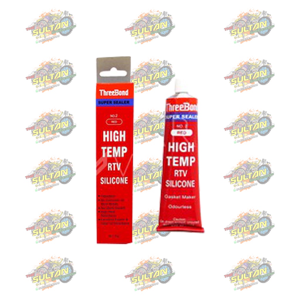 Jual LEM GASKET SILICONE RED RTV THREEBOND | Shopee Indonesia
