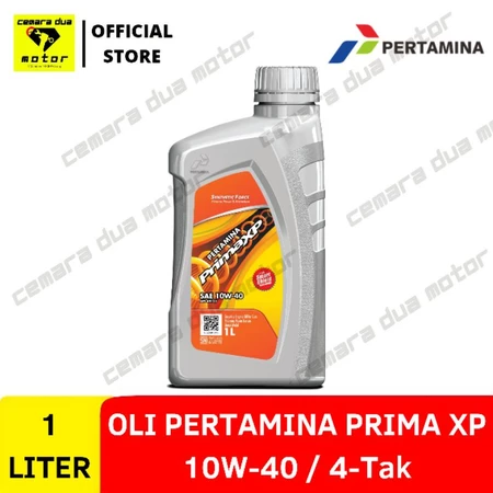 OLI PERTAMINA PRIMA XP 10W-40 4TAK 1 LITER OLI MOTOR OLI MOBIL OLI SPORT OLI MOTOR TUA KLASIK CLASSIC OLI MESIN HONDA YAMAHA SUZUKI KAWASAKI VESPA OLI MURAH