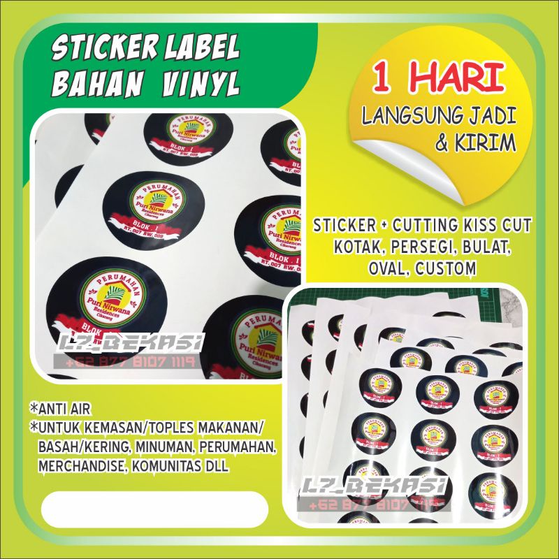 Jual STIKER LABEL STICKER PRODUK BAHAN VINYL A3 CUTTING | Shopee Indonesia