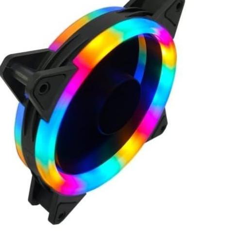 Jual ☪ FAN RGB RX7 12CM / FAN CHASING RGB / FAN CASING 12CM FULL COLOUR ...