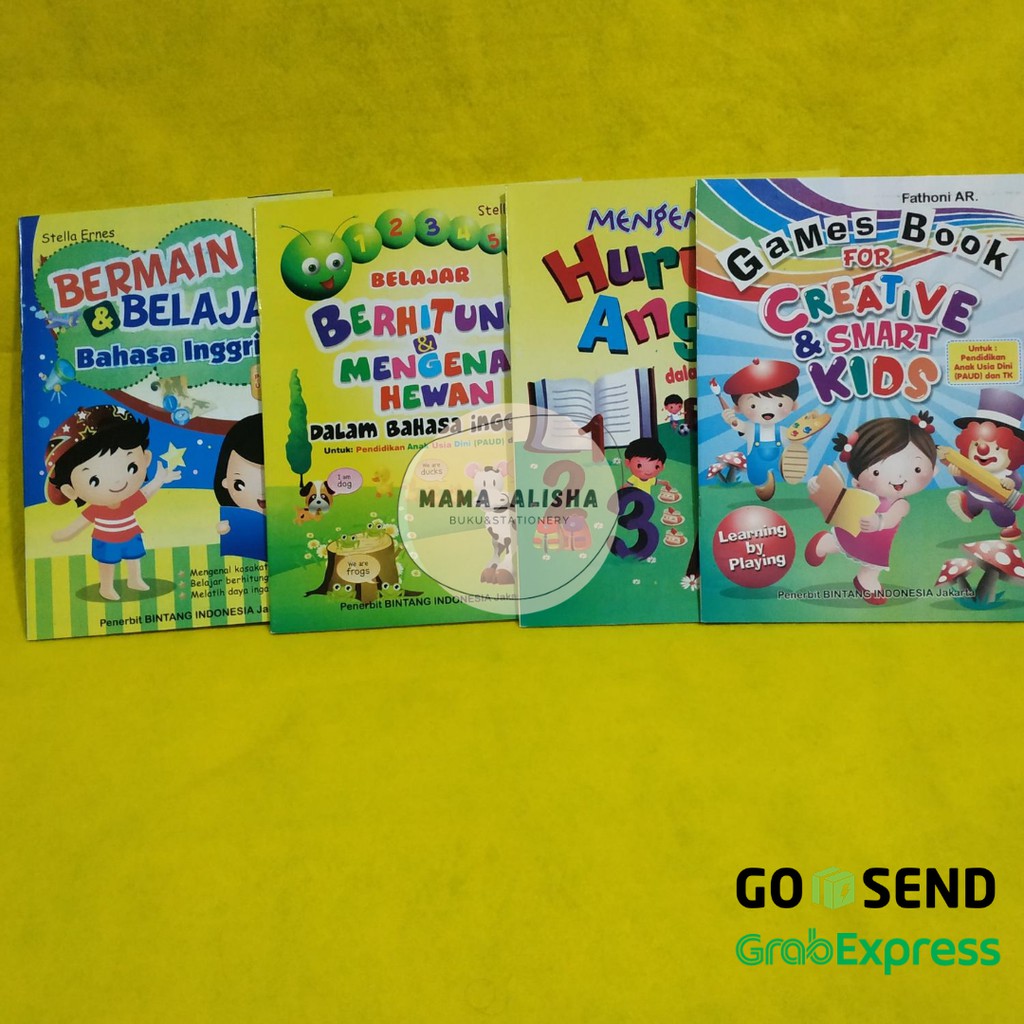 Jual Paket Buku Anak Bermain Dan Belajar Bahasa Inggris Untuk TK PAUD ...