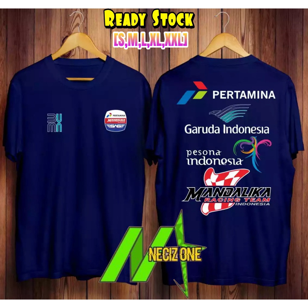 Jual KAOS KEREN RACING TEAM INDONESIA MANDALIKA (READY LENGAN PENDEK ...