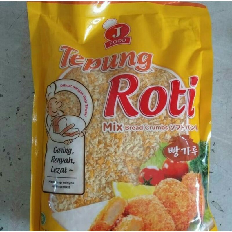 Jual J-Food Bread Crumb Mix/Tepung Roti Mix - 500gr | Shopee Indonesia