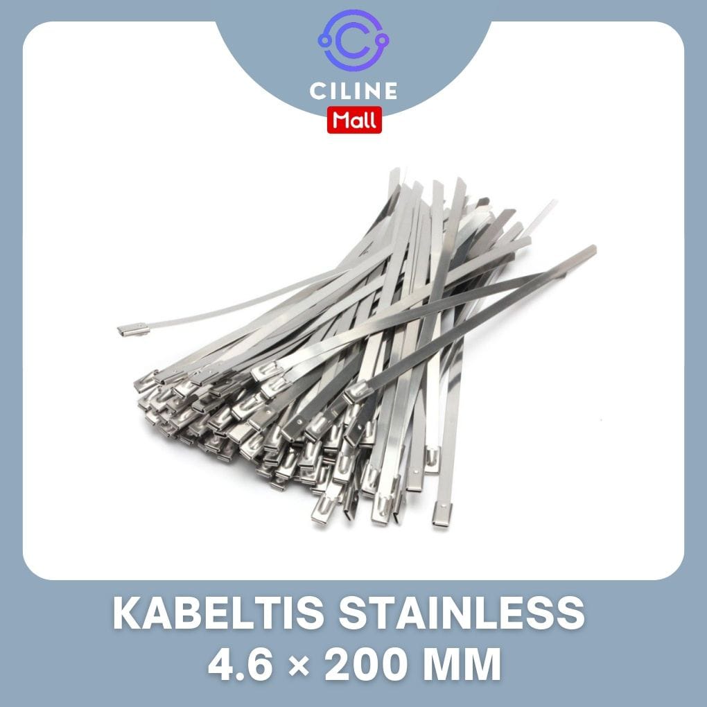 Jual Kabel Ties Stainless Steel - Cable Ties 20 Cm - Kabel Tis Besi 4 ...