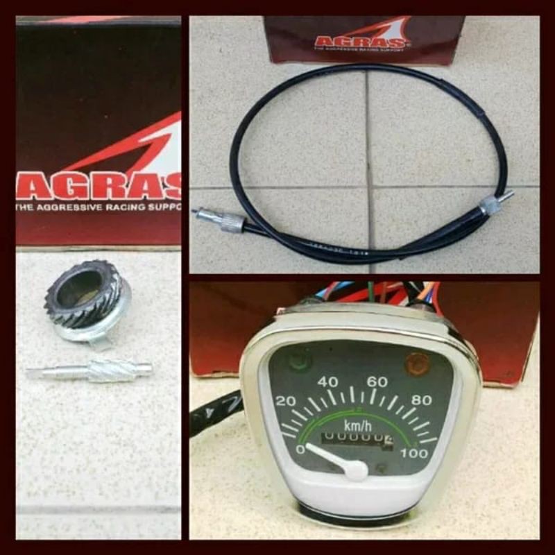 Jual Paket Spedo Spedometer Spido Speedo Kabel Dan Gigi Nanas Honda C70 ...