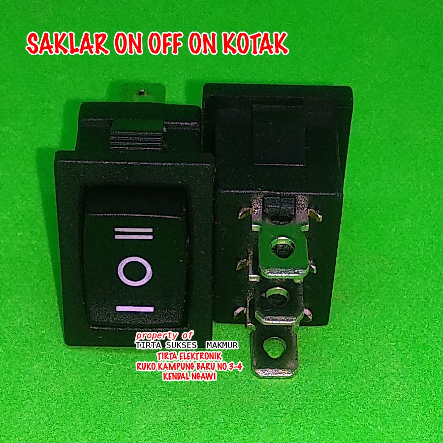 Jual Saklar Switch Kotak 3pin On Off On Mini 1 | Shopee Indonesia