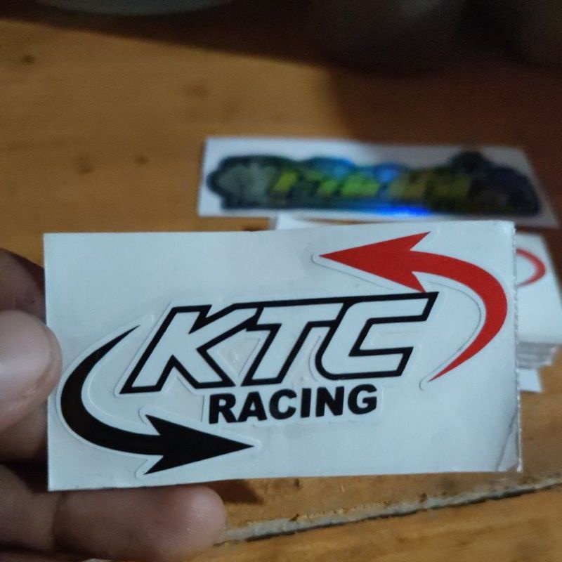Jual STICKER STIKER KTC RACING CUTTING MODEL LASER TERBARU | Shopee ...