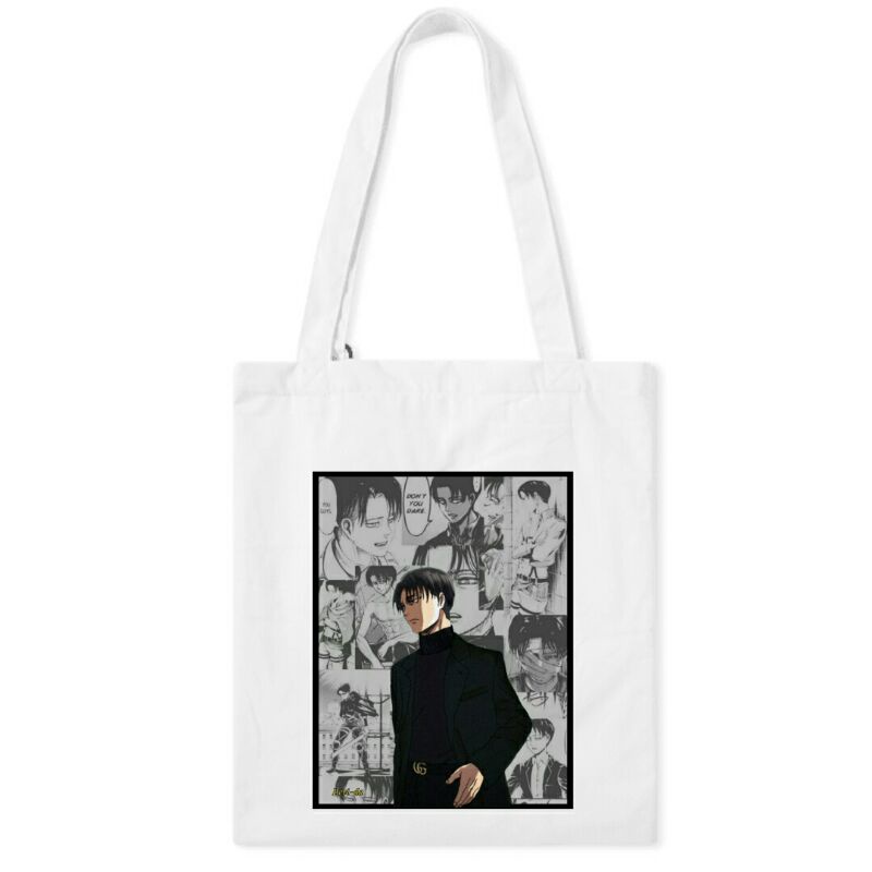 Jual Totebag levi ackerman attack on titan anime shingeki no kyojin ...