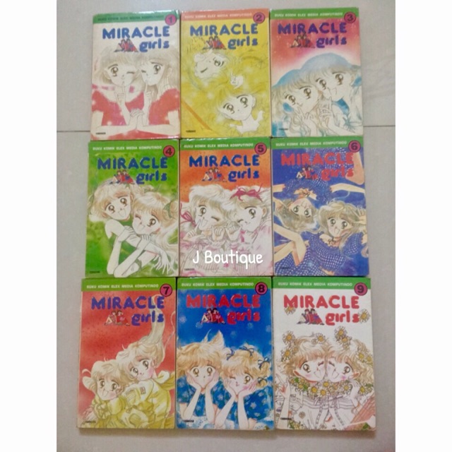 Jual Komik Miracle Girls Set Tamat 1 9 Nami Akimoto Seri Bekas Langka Murah Second Comic