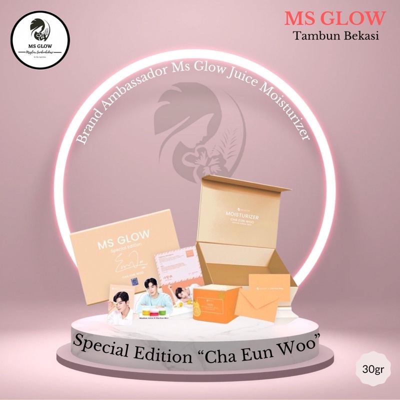 Jual MS GLOW Special Box Edition Cha Eun Woo | moisturizer juice ...
