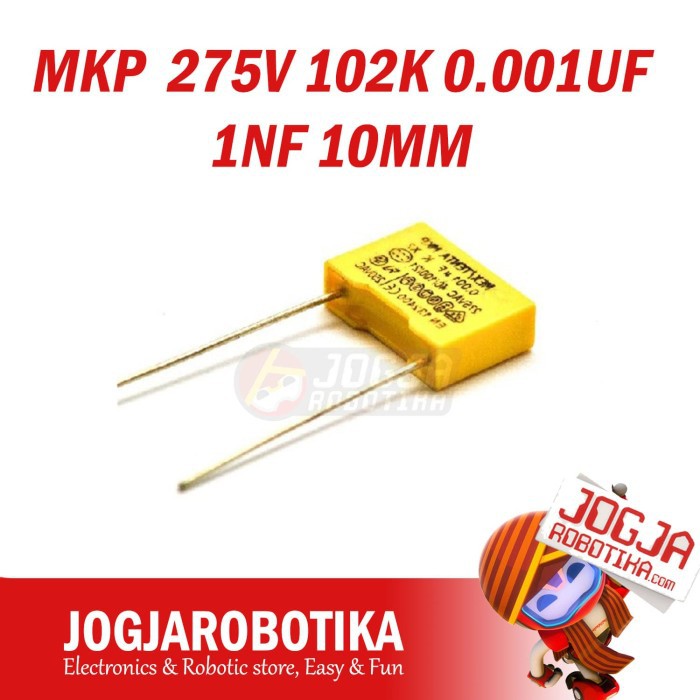 Jual MKP 275V 102K 0.001UF 1NF 10MM | Shopee Indonesia
