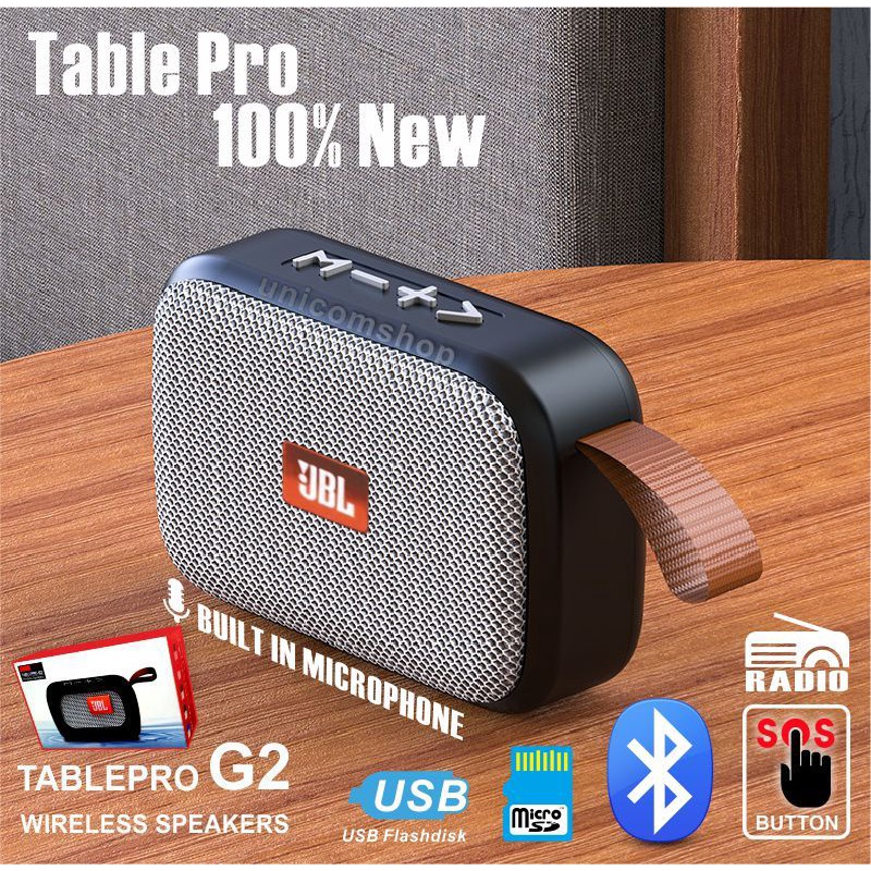 Jual Speaker Bluetooth G2 Wireless New Tablepro Shopee Indonesia