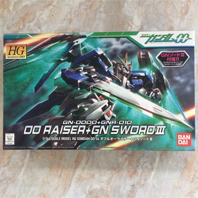 Jual HG 1/144 Gundam 00 Raiser + GN Sword III bekas | Shopee Indonesia