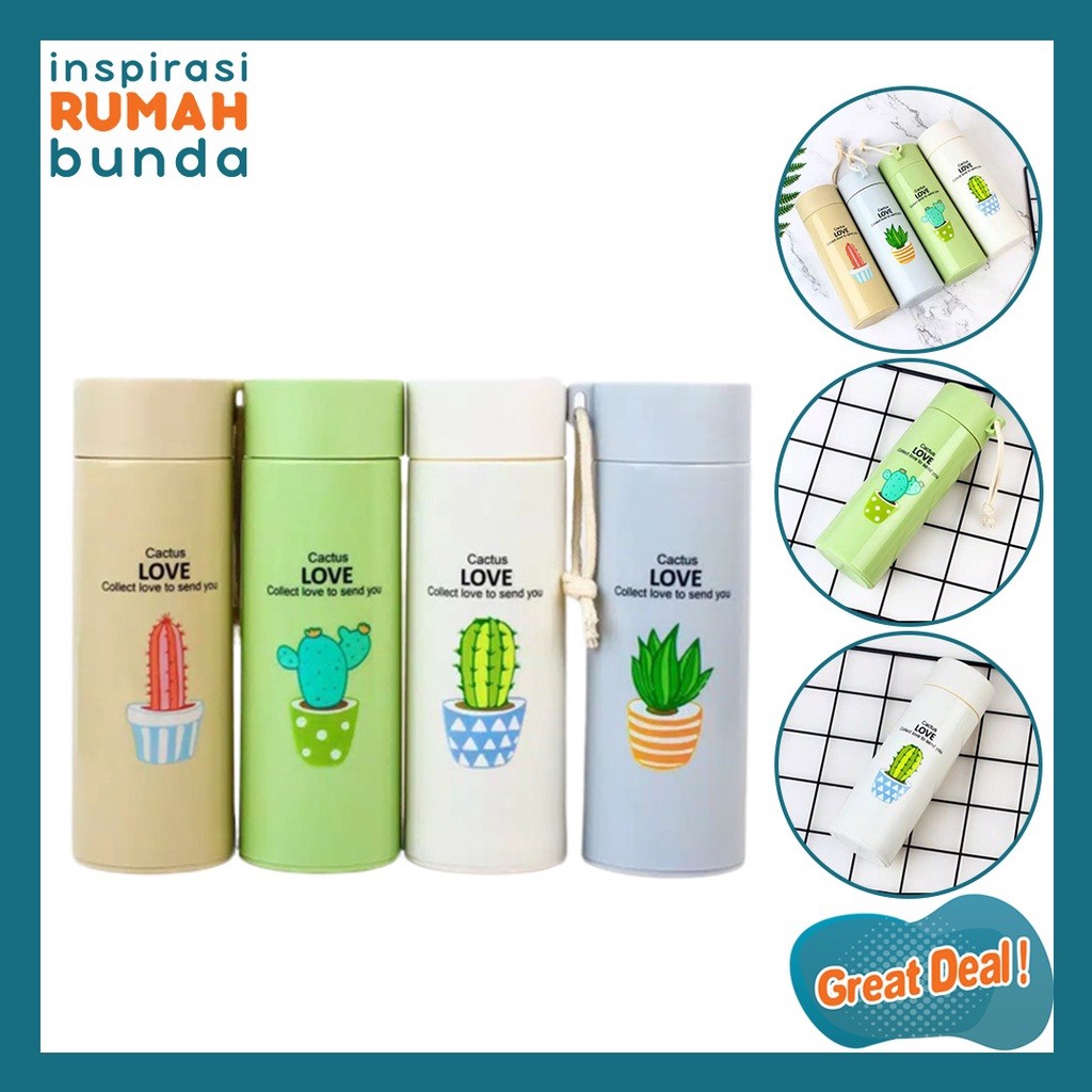Jual TERMURAH!!! BOTOL KAKTUS TERMOS KAKTUS CACTUS 400ML Tumblr