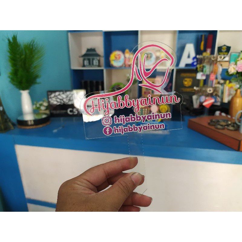 Jual Jual Cake Topper Akrilik Happy Birthday Cetak Foto Full Colour X Cm Cetak Uv