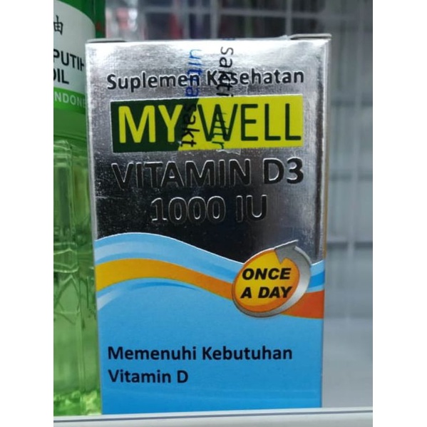 Jual my well vitamin d3 1000 IU Shopee Indonesia