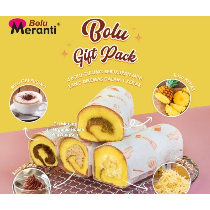 Jual Bolu Meranti Gift Pack 4 Rasa / Kue Oleh Oleh Medan Terlaris ...