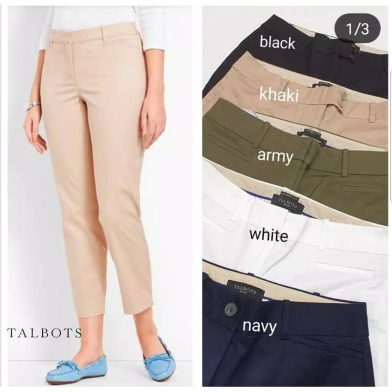 Talbots perfect hot sale crop pants