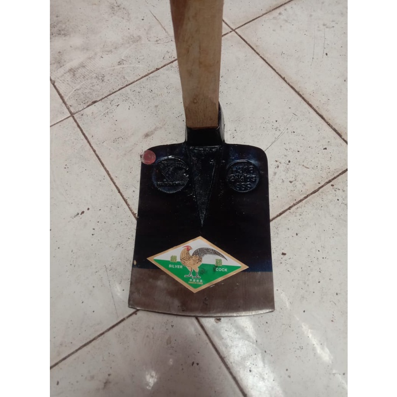 Jual Pacul cap ayam asli dan gagang / pacul baja / cangkul bahan baja ...