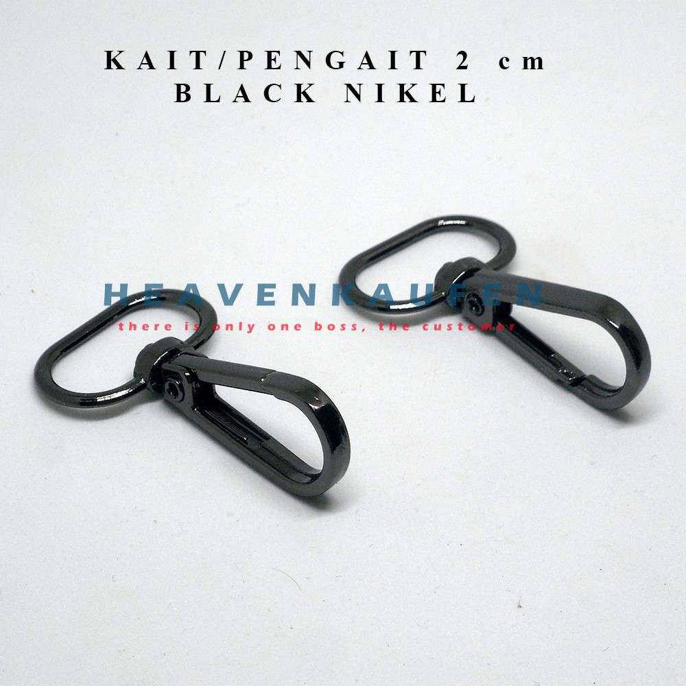 Jual Pengait Kait Cantolan Tas Cm Black Nikel Shopee Indonesia