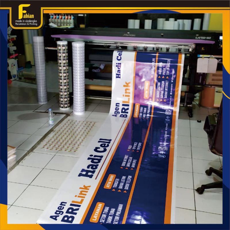 Jual STIKER VINYL RITRAMA TANPA LAMINASI (Cetak Sticker, Print, Murah ...