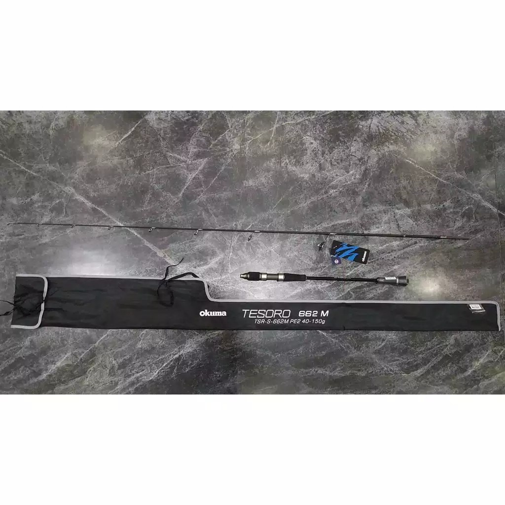 Jual Rod Okuma slow jigging TESORO TSR-S-662 PE2, PE3 dan PE4 FUJI ...
