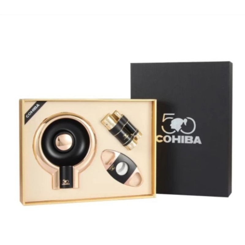 Jual Cohiba Aniversario Complete Gift Set Cigar Ashtray Cutter